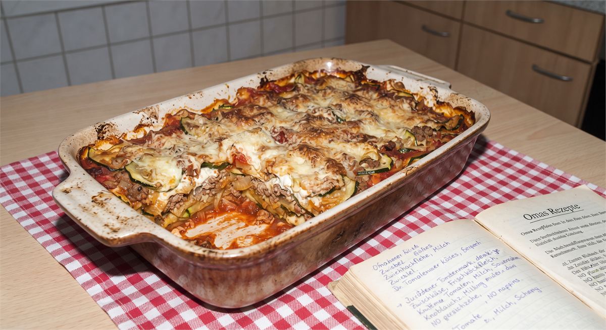 Zucchini-Lasagne