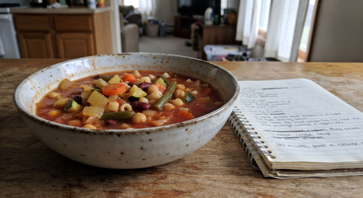 Sopa Minestrone Fácil