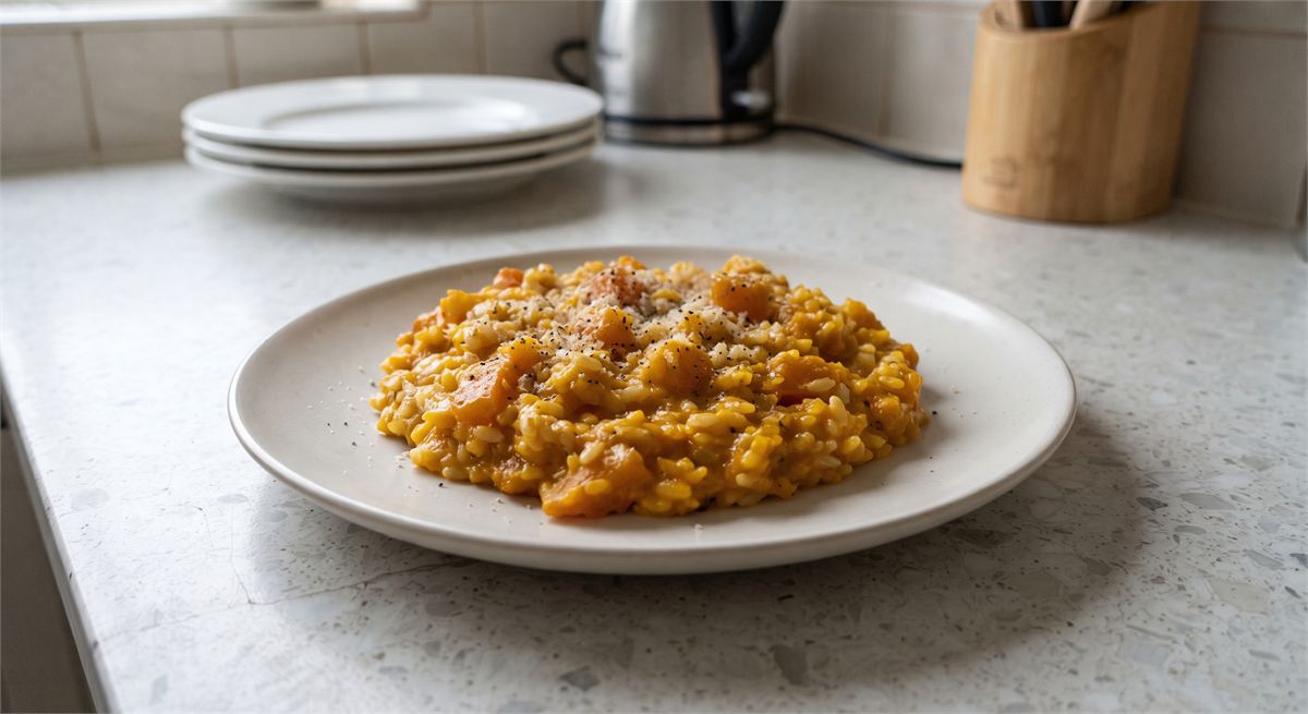 Kürbis-Risotto
