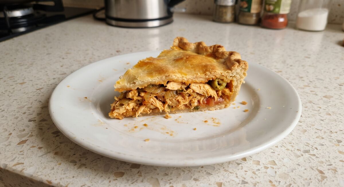Köstliche Hähnchen-Pastete