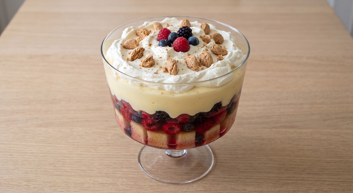 Klassieke Sherry Trifle