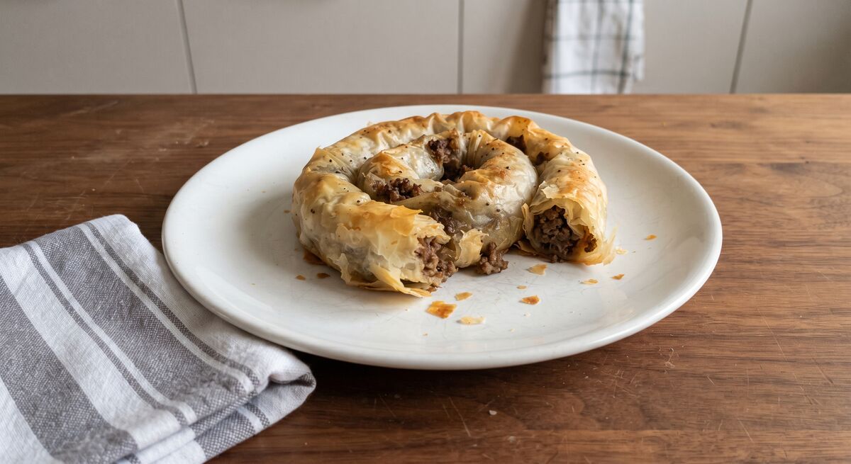 Burek con carne macinata