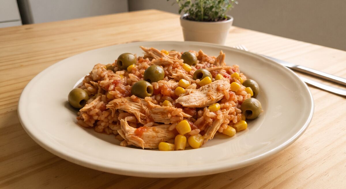 Risoto de Frango Simples