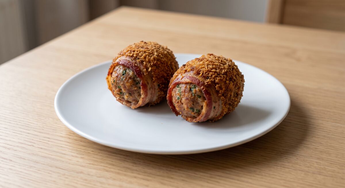 Scotch Eggs med bacon