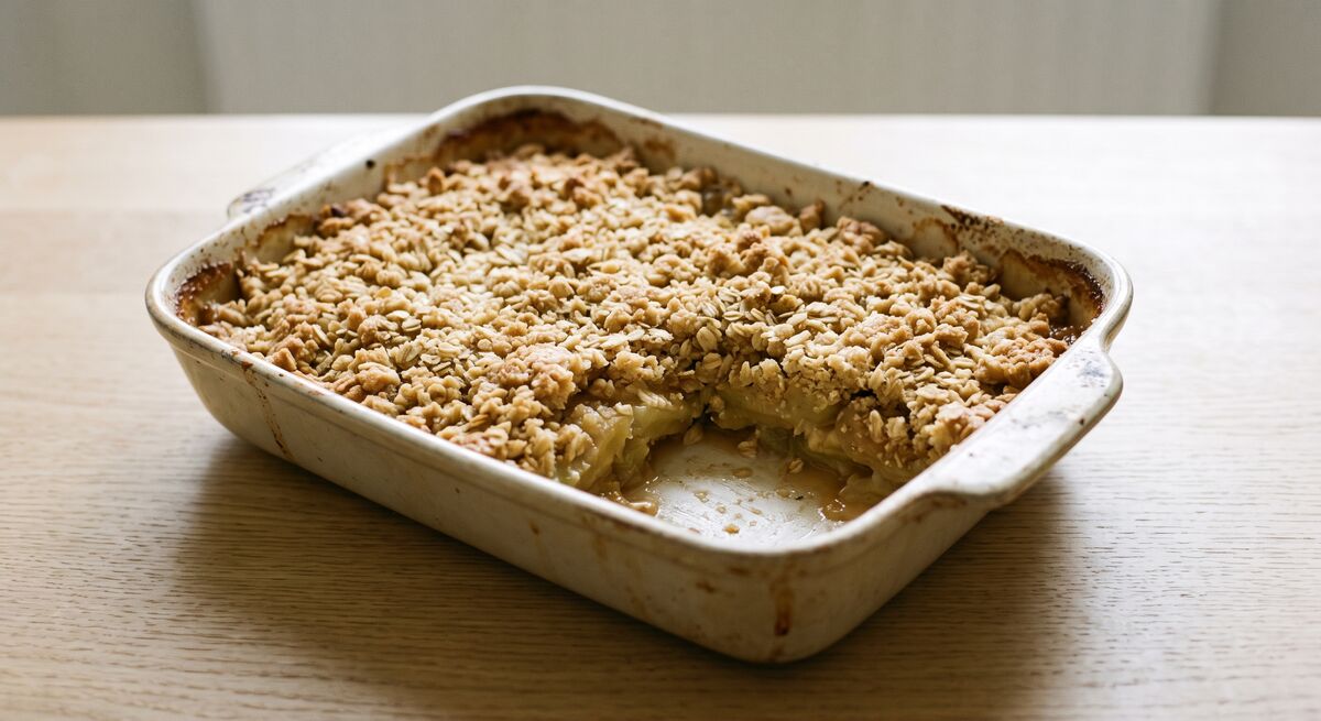 Crumble di mele facile
