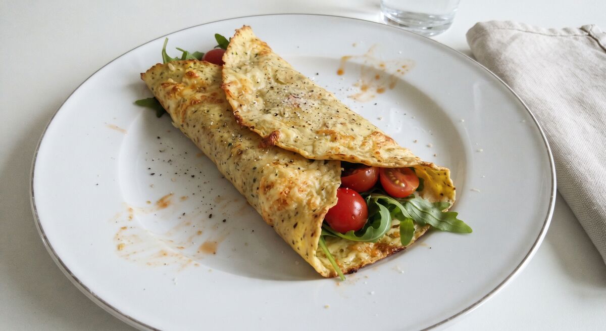 Zapiekany wrap z cukinii