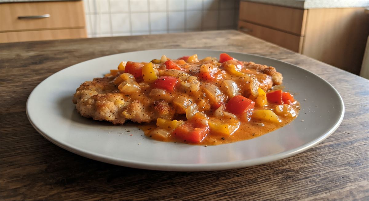 Escalopes en sauce crème au paprika