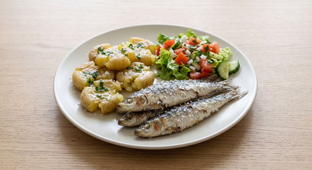 Salt-Roasted Sardines