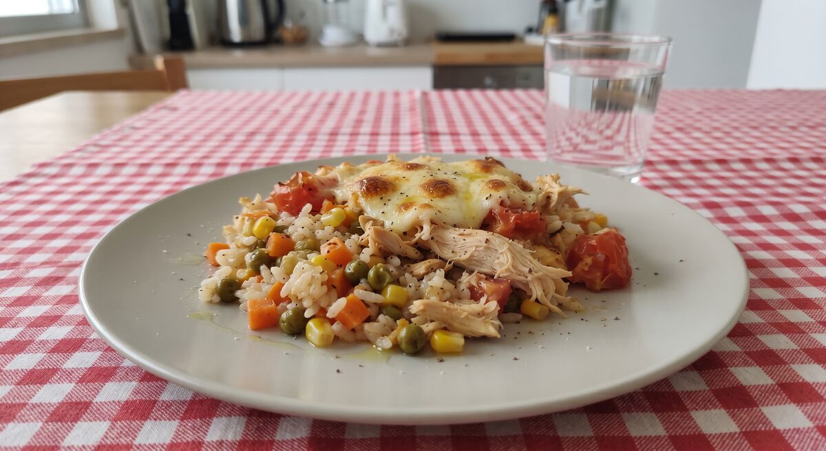 Arroz de Forno Super-Rápido