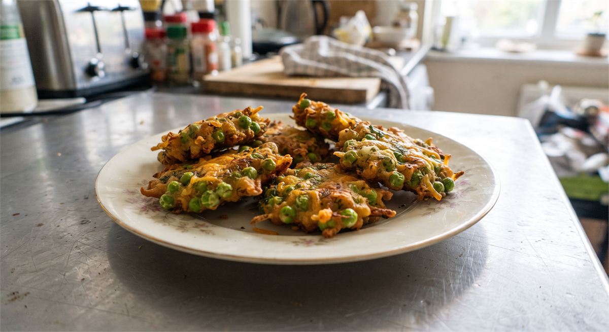 Crispy Pea Fritters
