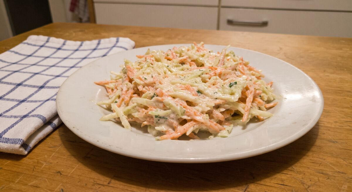 Insalata di cavolo rapa e carote