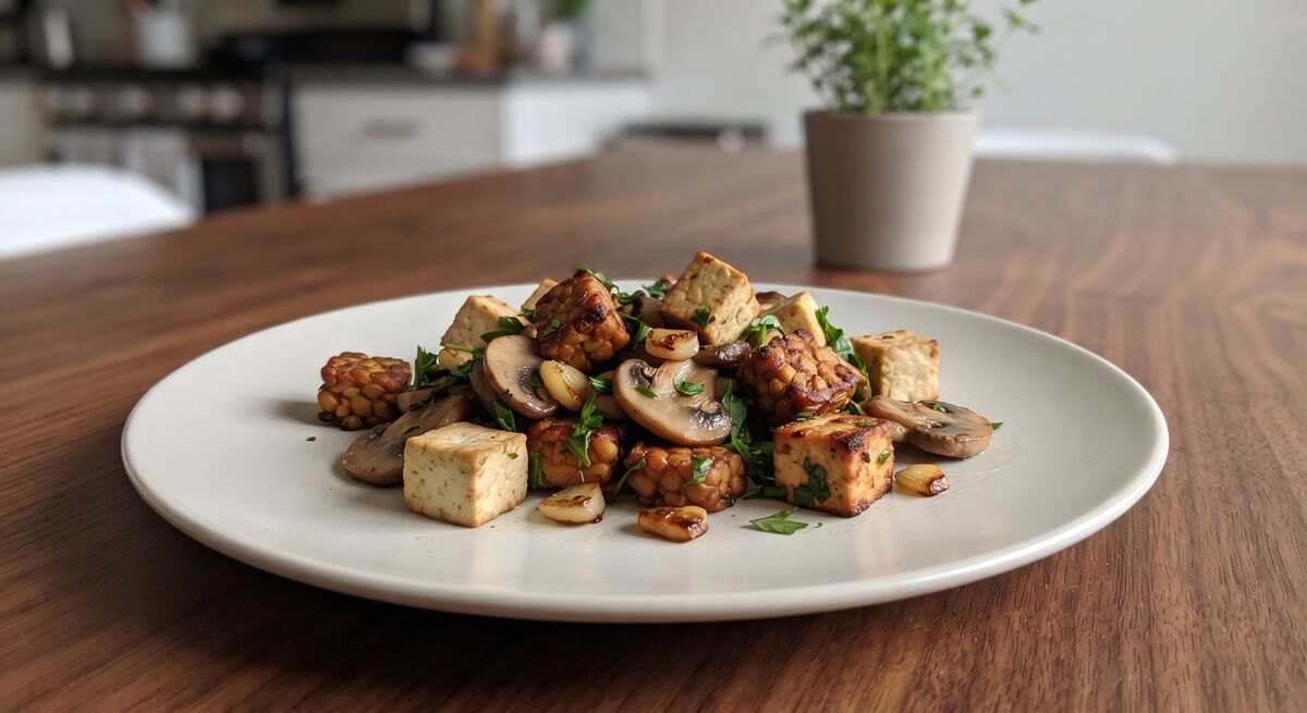Broiled Tofu or Tempeh