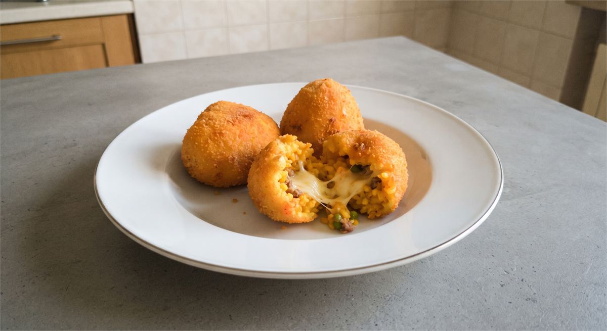 Sicilian rice arancini