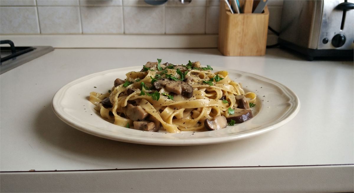 Tagliatelle mit Steinpilzen