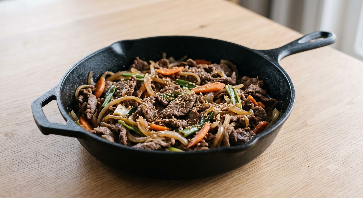 Korean Bulgogi Beef Stir Fry