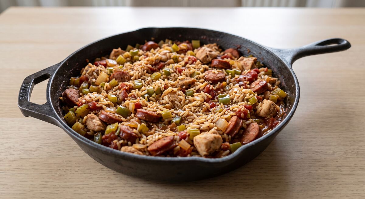 Jambalaya in slow cooker