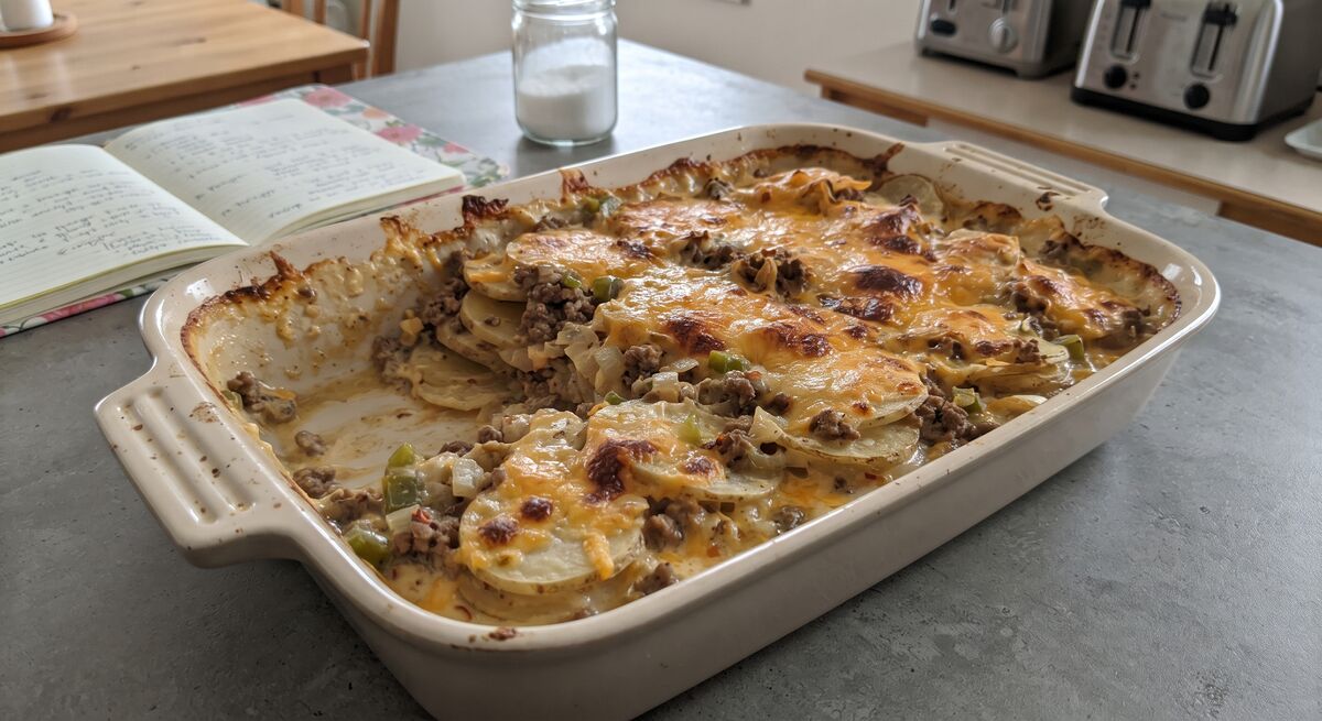 Sformato di patate e macinato di manzo di Kittencal