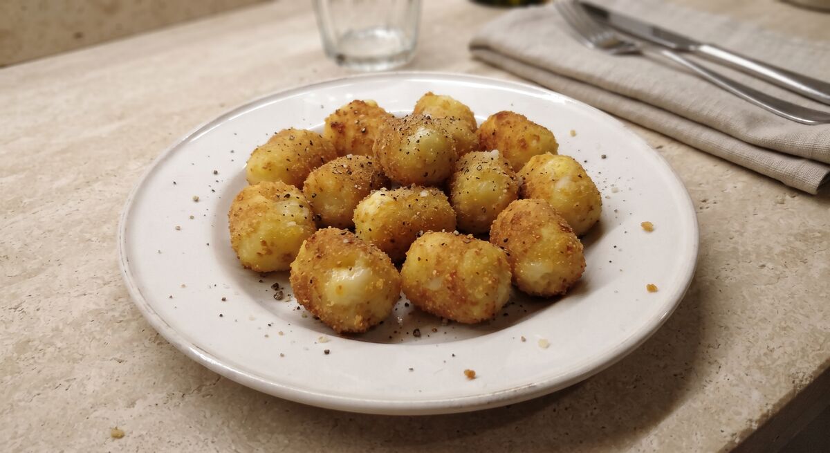 Polpette di patate e caciocavallo