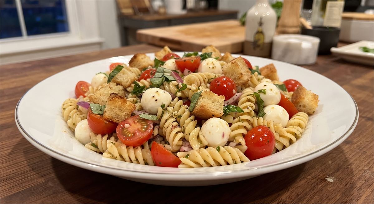 Bruschetta Summer Pasta Salad