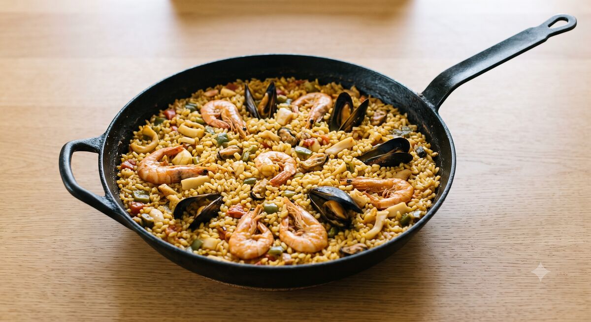 Paella marinera fácil