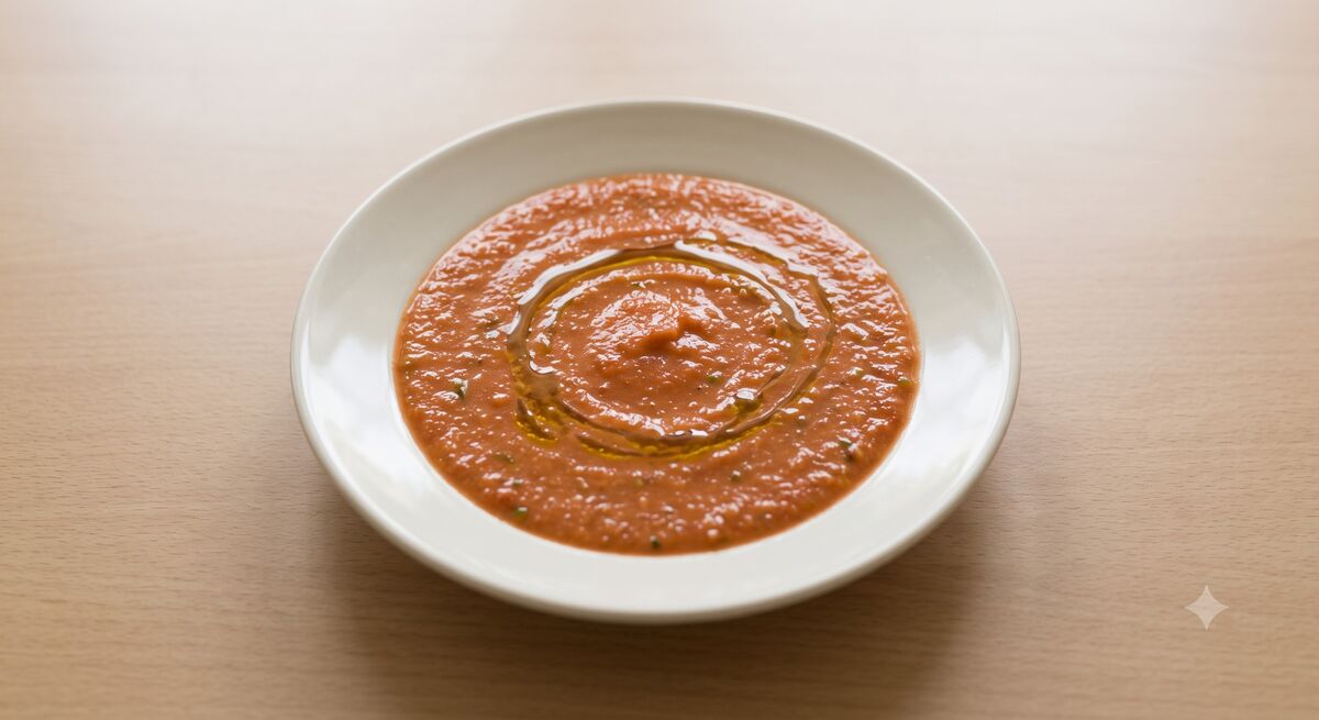 Gazpacho andaluso senza pane