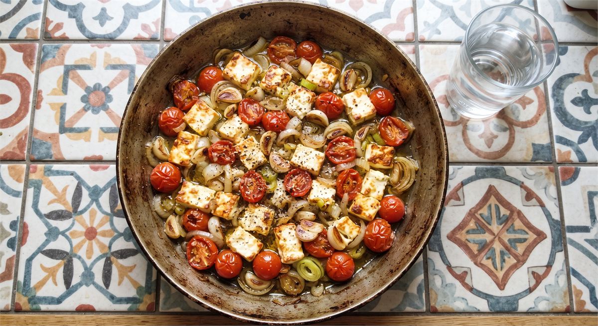 Grilled Feta Pan