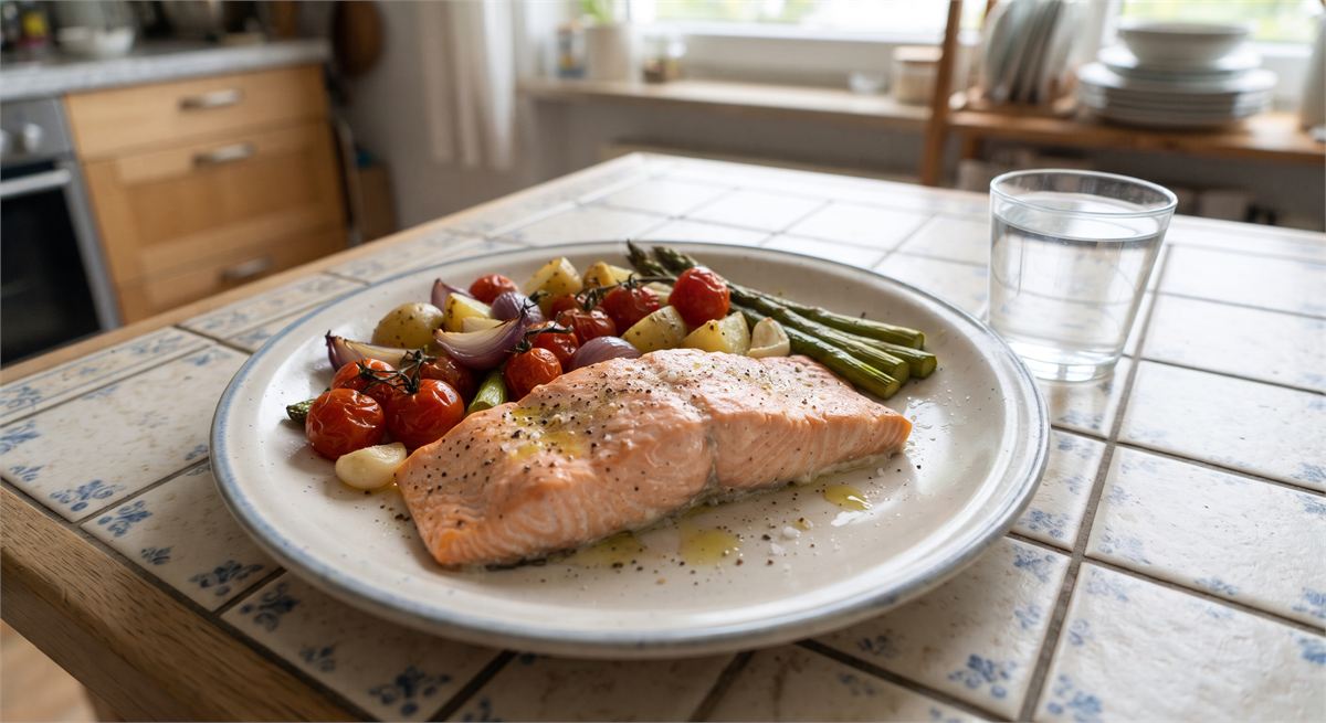 Quick sheet-pan salmon fillet