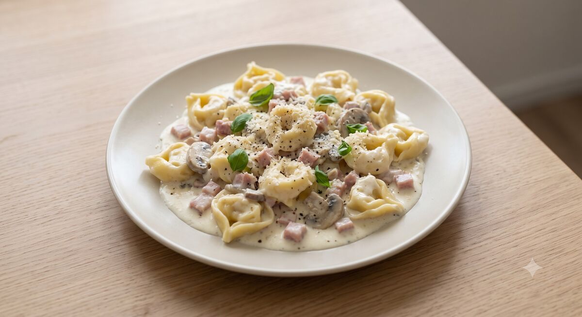 Tortellini alla panna – veloci e facili